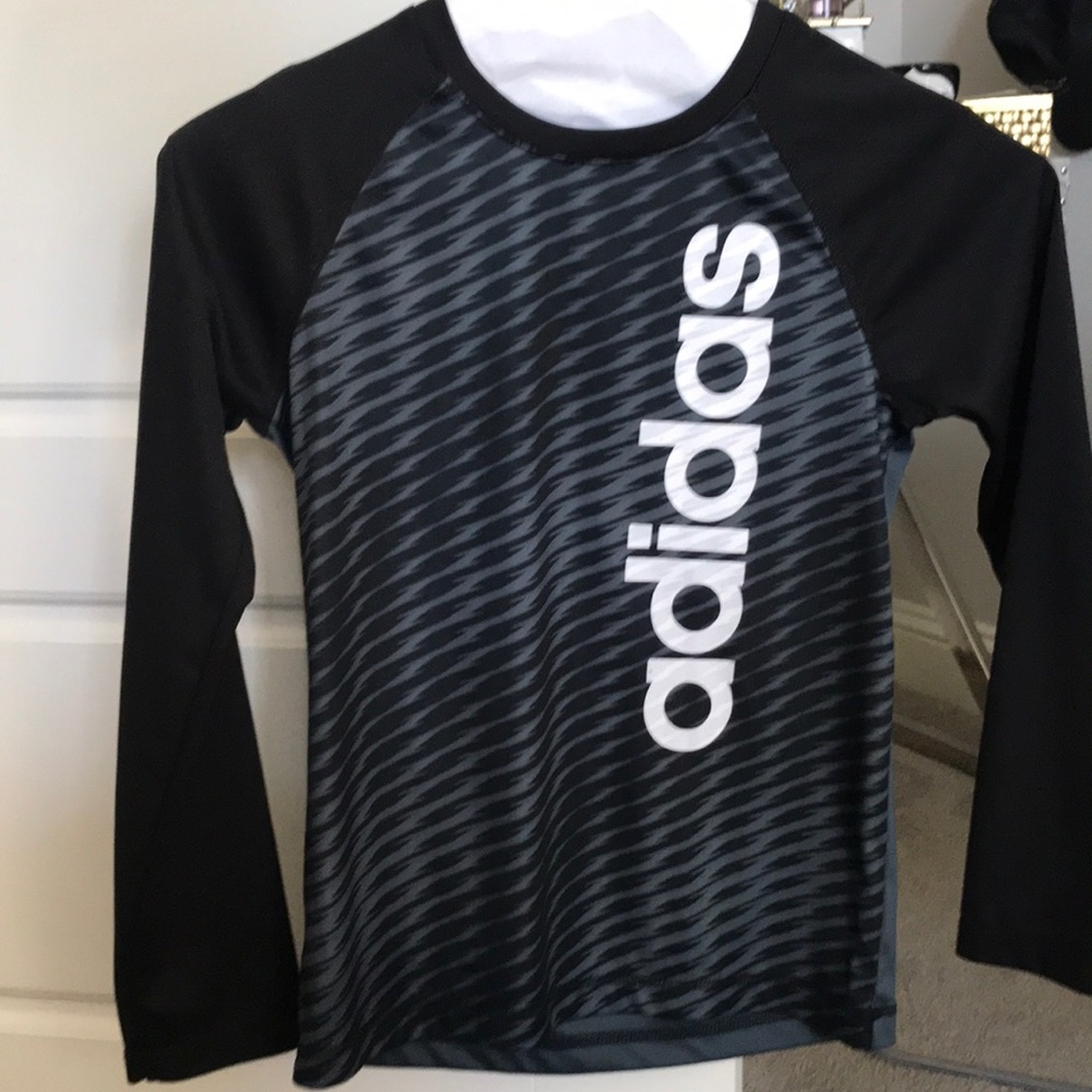 Big boy adidas long sleeve Dri-fit t-shirt
